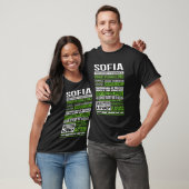 Sofia Girl Name Definition T-Shirt (Unisex)