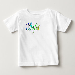 Sofia Ihr Name In Farbe, Baby T-shirt