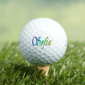 Sofia Ihr Name In Farbe, Golfball (Insitu T-Shirt)