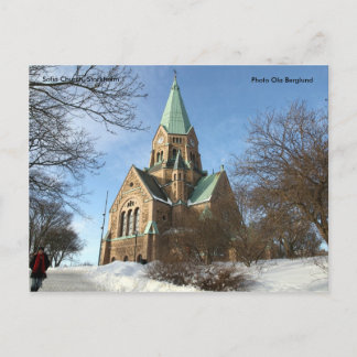 Sofia Kirche, Stockholm, Foto O... Postkarte
