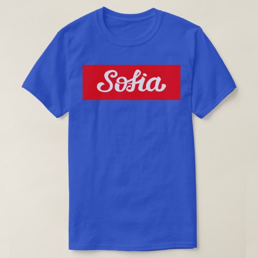 Sofia Mein Name ist Sofia 1 T-Shirt (Design vorne)