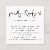 SOFIA Modern Simple Clean QR Code UAWG Square Card Quadratische Visitenkarte (Vorderseite)