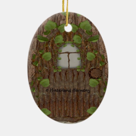 Sofia Orange Mermaid Ornament (Hinten)