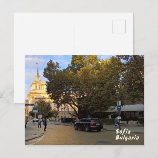 Sofia Postkarte (Vorne/Hinten)