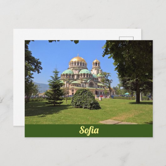 Sofia Postkarte (Vorne/Hinten)