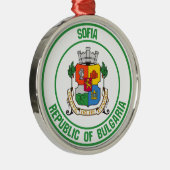 Sofia Round Emblem Ornament Aus Metall (Rechts)