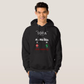 Sofia ruft Bulgarien Souvenir an Hoodie (Vorne ganz)