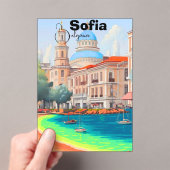 Sofia Travel Poster Sofia Poster Wall Art Bulgaria Acryleinladungen (Insitu (Handheld))
