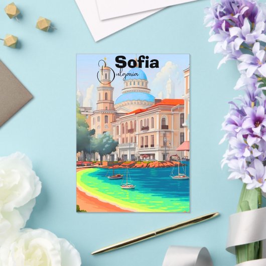 Sofia Travel Poster Sofia Poster Wall Art Bulgaria Acryleinladungen (In Situ (Hochzeit))