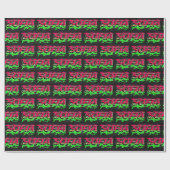 Sofia Vorname Name Graffiti red green Geschenkpapier (Flach)