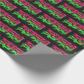 Sofia Vorname Name Graffiti red green Geschenkpapier (Ecke)