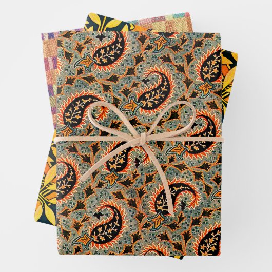 Sofia, Zinnias und Taos Shift Geschenkpapier Set (Beispiel)