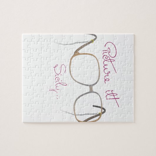 Sofia-Zitat - die goldenen Mädchen - B Puzzle (Horizontal)