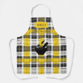 Sofias Flavor-Rebell Karierte Schürze mit Mortar M (Vorderseite)