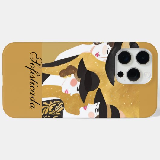 Sofisticada iPhone 15 Pro Max Fall Case-Mate iPhone Hülle (Rückseite (Horizontal))