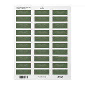 Sofisticated Olive Typografisch (Vorne)