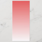 Sofisticated Pink Menü Vorlage (Rückseite)
