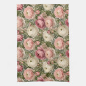 Sofisticated Ranunculus Blumenprint Geschirrtuch (Vertikal)