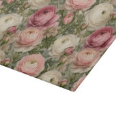 Sofisticated Ranunculus Blumenprint Schneidebrett (Ecke)