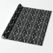 Sofisticated soulige Feiertage Geschenkpapier (Ungerollt)
