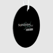 Sofisticated soulige Feiertage Ornament (Vorderseite)