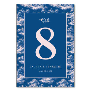 Sofisticierte marineidyllische Szenen Tischnummer