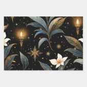Sofisticierte seelenvolle Feiertags-Eleganz Geschenkpapier Set (Vorderseite 2)
