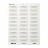 Sofisticiertes Beige Minimalist (Vorne)