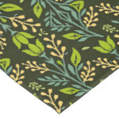 Sofisticiertes blaues und beige Blumendesign  Tischdecke (Schrägansicht)