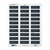 Sofistische Marine-Typografie (Vorne)