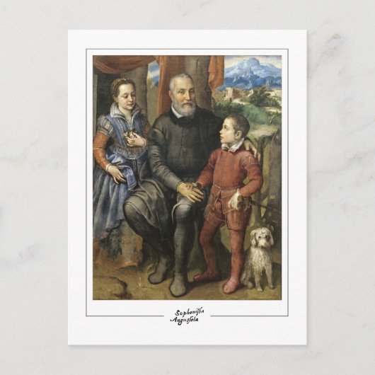 Sofonisba Anguissola #5 - Kunsthistorkarte Postkarte (Vorderseite)