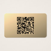 Sofort bearbeitbare QR-Code-Vorlage | Faux Gold (Vorderseite)