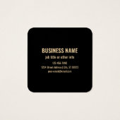 Sofort bearbeitbare QR-Code-Vorlage | Faux Gold (Rückseite)