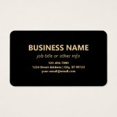 Sofort bearbeitbare QR-Codevorlage | Imitate Gold (Rückseite)