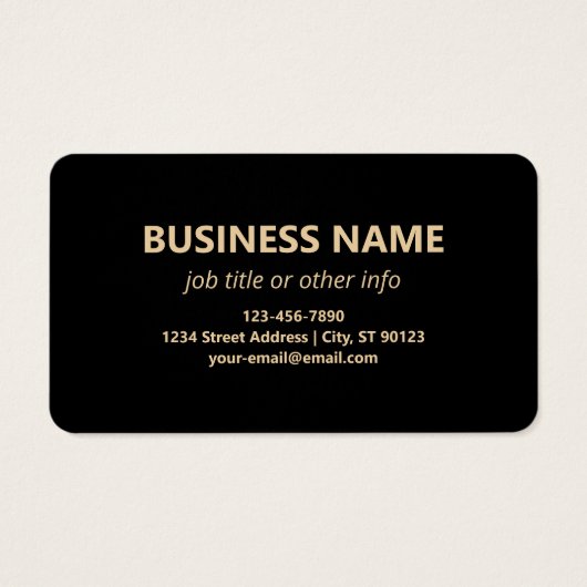 Sofort bearbeitbare QR-Codevorlage | Imitate Gold (Rückseite)