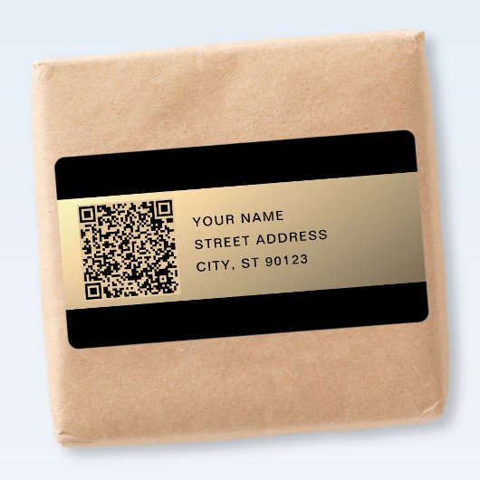 Sofort bearbeitbare QR-Codevorlage | Imitate Gold