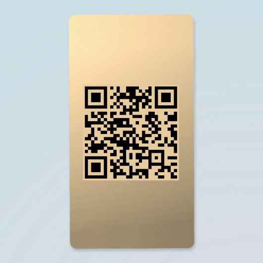 Sofort bearbeitbare QR-Codevorlage | Imitate Gold