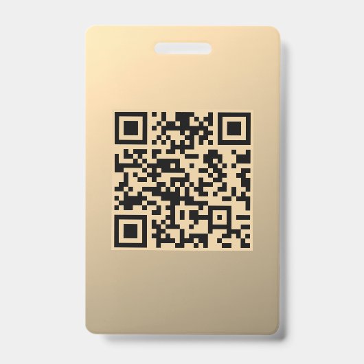 Sofort bearbeitbare QR-Codevorlage | Imitate Gold Ausweis (Vorderseite)