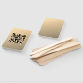 Sofort bearbeitbare QR-Codevorlage | Imitate Gold Fächer (Non-assembled)