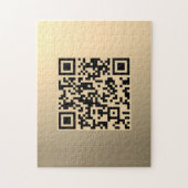 Sofort bearbeitbare QR-Codevorlage | Imitate Gold Puzzle (Vertikal)