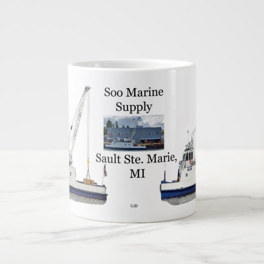 Sofort-Boots-Supply-Jumbo-Tasse Jumbo-Tasse (Vorderseite)