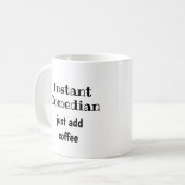 Sofort Comedian einfach Kaffee-Fun-Angebot hinzufü Kaffeetasse (Vorderseite Links)