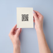 Sofort einen QR-Code erstellen | Editierbares Off- Flyer (Gruppe)