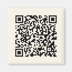 Sofort einen QR-Code erstellen   Editierbares Off- Magnet