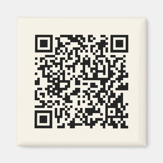 Sofort einen QR-Code erstellen | Editierbares Off- Magnet (Vorne)