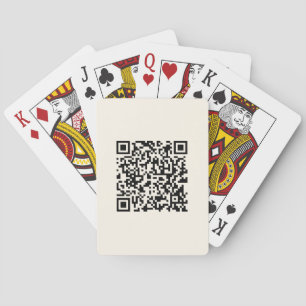 Sofort einen QR-Code erstellen Editierbares Off- Spielkarten