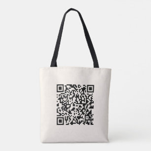 Sofort einen QR-Code erstellen Editierbares Off- Tasche