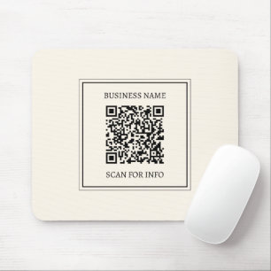 Sofort einen scannbaren QR-Code für Unternehmen er Mousepad