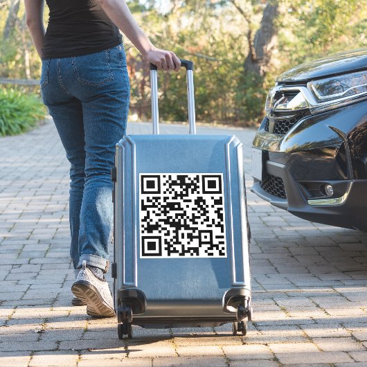 Sofort erstellten QR-Code (durch Eingabe Ihrer URL Aufkleber (Koffer Insitu)