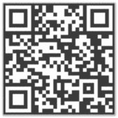 Sofort erstellten QR-Code (durch Eingabe Ihrer URL Aufkleber (Vorderseite)